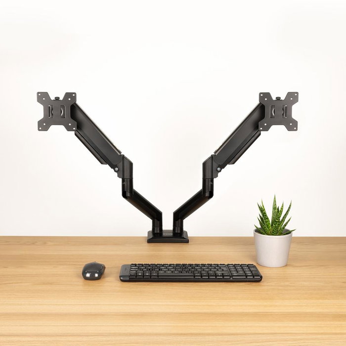 Tooq DB1434TNR-B Support de Table pour Moniteur Double Bras 13-34 Pouces VESA 75x75/100x100 Noir Tooq DB1434TNR-B Support de Table pour Moniteur Double Bras 13-34 Pouces VESA 75x75/100x100 Noir