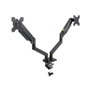 Tooq DB1434TNR-B Support de Table pour Moniteur Double Bras 13-34 Pouces VESA 75x75/100x100 Noir
