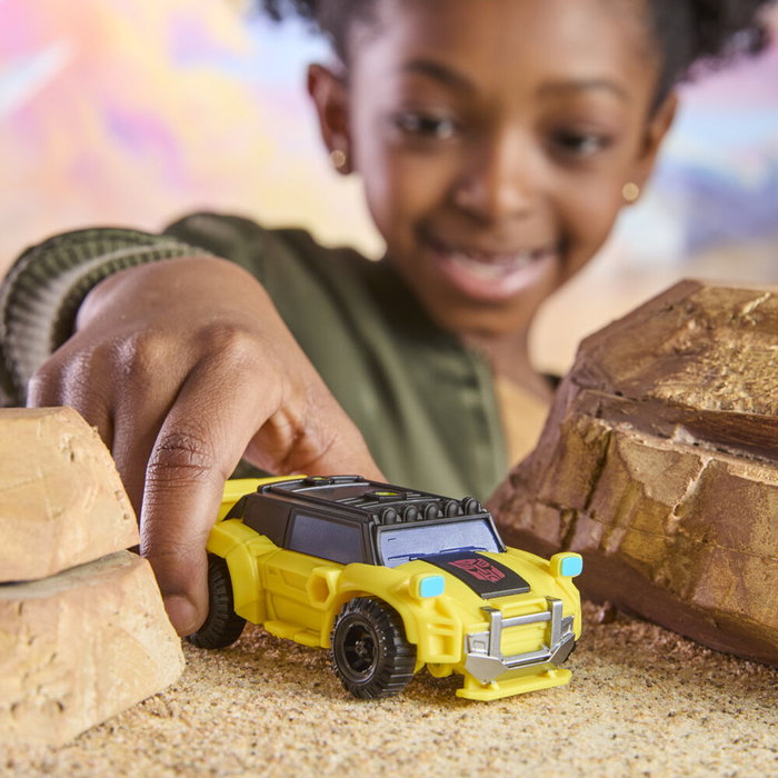 HASBRO Transformers Bumblebee Cyberworld Figure Transformable Robot en Véhicule 10 cm - Jouet Enfant 6 ans et Plus