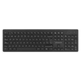 Phoenix Technologies K200 Clavier sans fil Qwerty ergonomique avec 13 touches multimedia - Noir