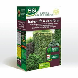 Bsi Engrais Organo-Minéral Bio pour Haies, Ifs et Conifères 4kg
