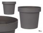 IBERGARDEN Maceta en plastique gris 14cm