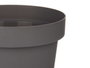 IBERGARDEN Maceta en plastique gris 14cm
