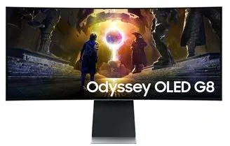 Samsung Odyssey OLED G8 G85SD 34'' UWQHD 175 Hz Courbé Noir et Argenté