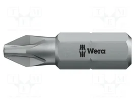 WERA Embout de tournevis Pozidriv® PZ1, 1/4 pouce, 50 mm