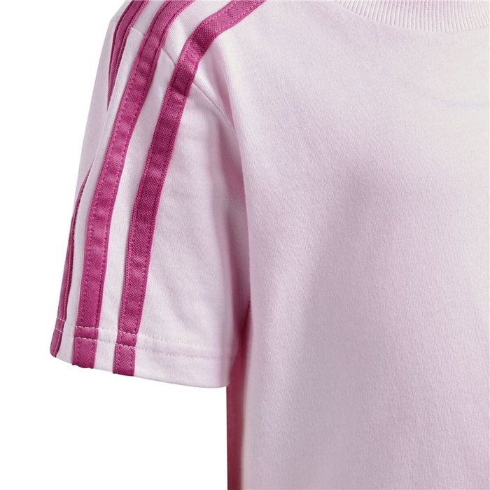 Ensemble de Sport pour Enfants Adidas Lk 3S Co T Set Rose 38,5