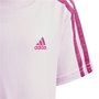 Ensemble de Sport pour Enfants Adidas Lk 3S Co T Set Rose 38,5