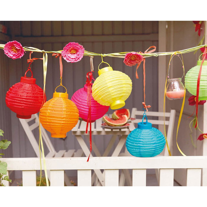Lampion Lumineo Assortiment de couleurs Nylon Lampion Lumineo Assortiment de couleurs Nylon