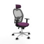Piqueras y Crespo Chaise de Bureau avec Appui-tête 1D086N2 Violet