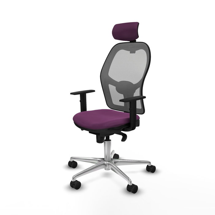 Piqueras y Crespo Chaise de Bureau avec Appui-tête 1D086N2 Violet Piqueras y Crespo Chaise de Bureau avec Appui-tête 1D086N2 Violet
