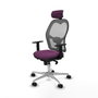 Piqueras y Crespo Chaise de Bureau avec Appui-tête 1D086N2 Violet
