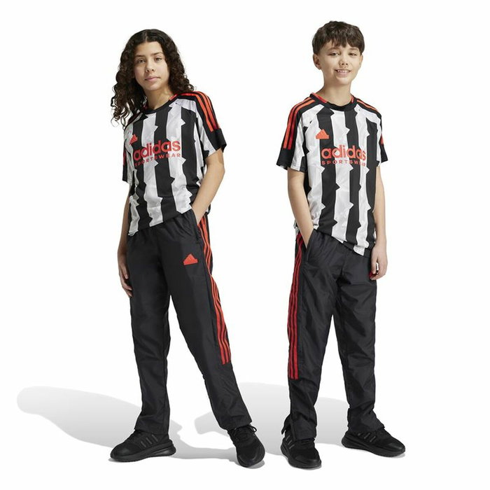 Pantalon de sport long Adidas Tiro Woven Noir Unisexe