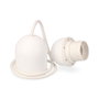 Edm Conjunto suspendu blanc E27 longueur 80cm