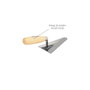 WOLFPACK LINEA PROFESIONAL Truelle Maurer manche bois 342 /130 mm