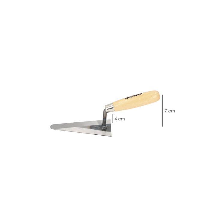 WOLFPACK LINEA PROFESIONAL Truelle Maurer manche bois 342 /130 mm