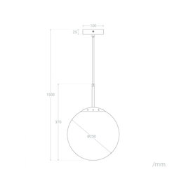 Lampe À Suspension Czestochowa en Cristal