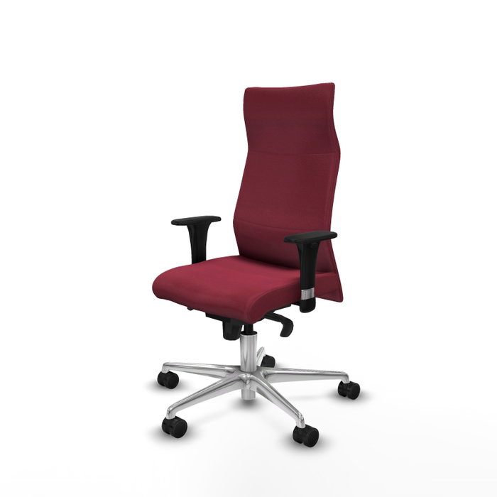 Piqueras Y Crespo Fauteuil Albacete, Mécanisme Synchrone, Tissu Granat