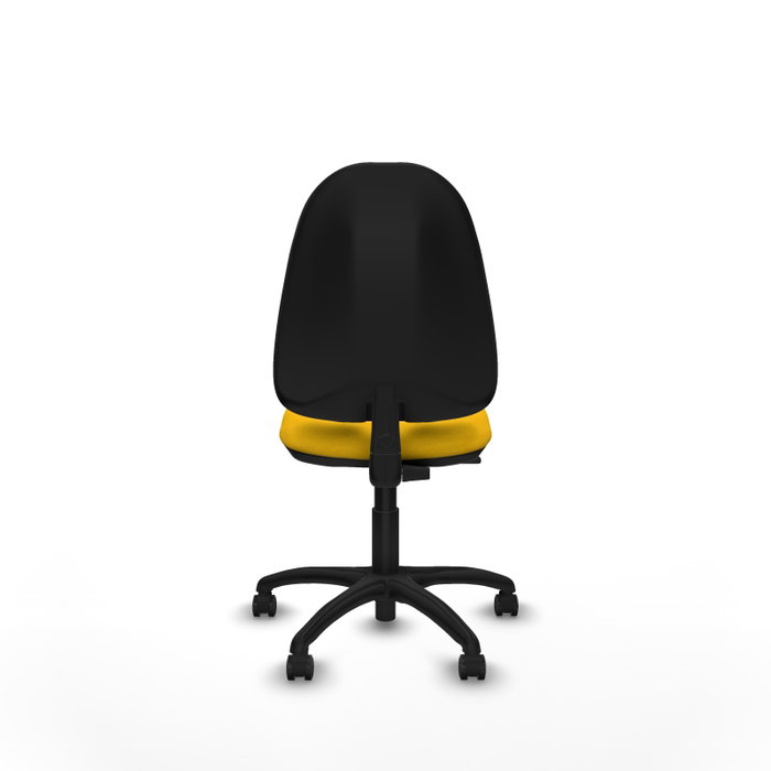 PIQUERAS Y CRESPO Chaise de bureau Algarra en tissu jaune