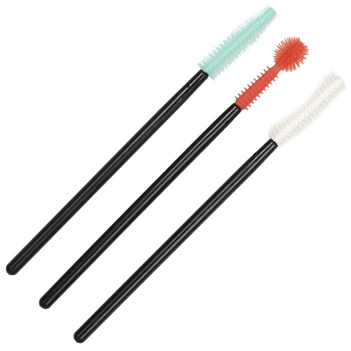 Cosmetic Club Set de 3 brosses à cils en silicone