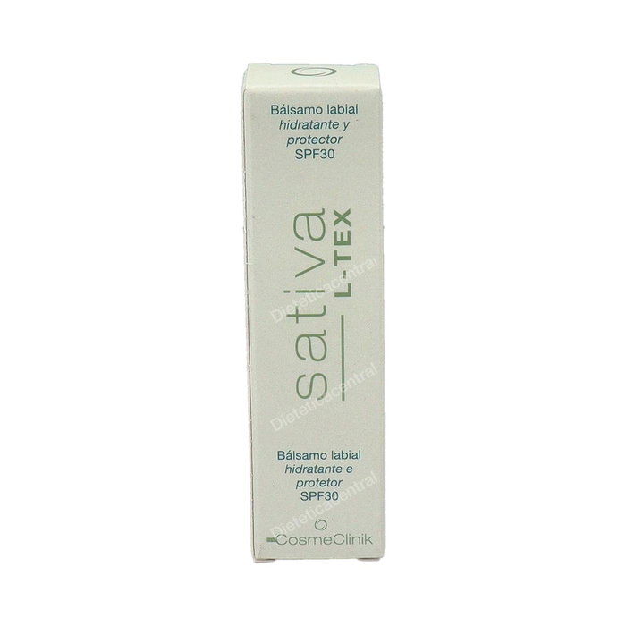 Cosmeclinik Sativa L-Tex 15ml Baume à Lèvres Hydratant et Protection Solaire Cosmeclinik Sativa L-Tex 15ml Baume à Lèvres Hydratant et Protection Solaire