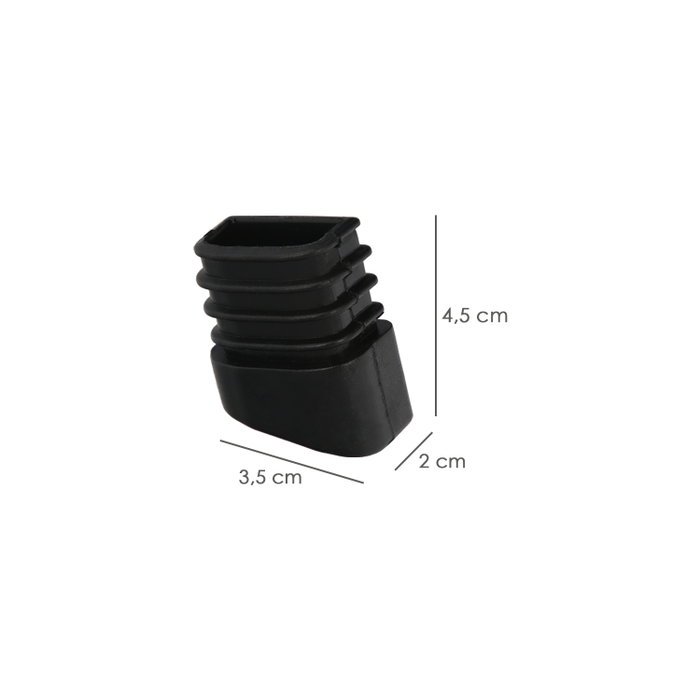 ORYX Embout échelle en aluminium 2016 pieds arrière