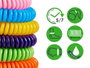 Ibergarden Pulsera Citronelle Lot de 6 Couleurs - 5 x 0,5 x 5 cm (Set de 96)