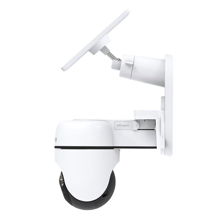 TP-Link Tapo TC90 Kit Caméra de Sécurité Extérieure avec Panneau Solaire