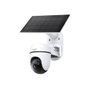 TP-Link Tapo TC90 Kit Caméra de Sécurité Extérieure avec Panneau Solaire, 2K QHD, Vision Nocturne Couleur, Détection IA, 360°