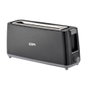 Edm Tostadora ranura larga black design 900W 7 posiciones bandeja migas calentar descongelar 38,4x11,5x17,2 cm