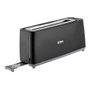 Edm Tostadora ranura larga black design 900W 7 posiciones bandeja migas calentar descongelar 38,4x11,5x17,2 cm