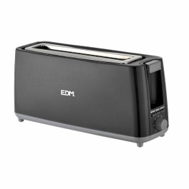Edm Grille-pain Black Design Longue 900 W