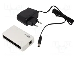 GOOBAY Switch Ethernet blanc avec 5 ports RJ45