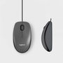 Logitech Souris M100 - Souris filaire USB ambidextre pour ordinateur, compatible Windows, macOS, Linux et Chromebook, design ergonomique