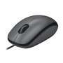 Logitech Souris M100 - Souris filaire USB ambidextre pour ordinateur, compatible Windows, macOS, Linux et Chromebook, design ergonomique