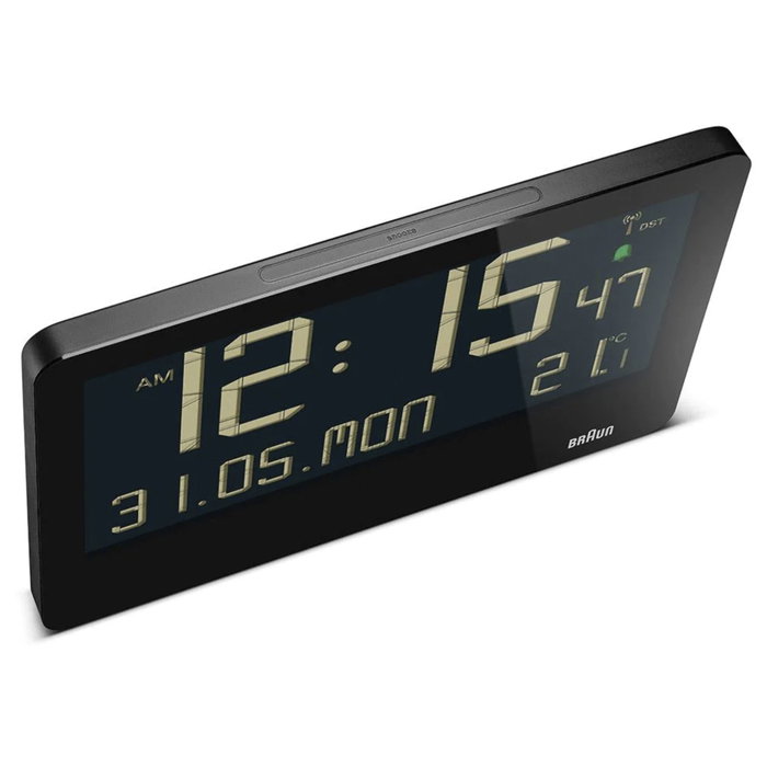 Braun BC 14 horloge murale numérique noire