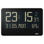 Braun BC 14 horloge murale numérique noire