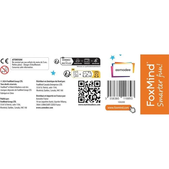 Asmodee - Déblok Junior, Jeu de réflexion en français avec 40 puzzles pour enfants de 4 ans et plus, Blocs inclus