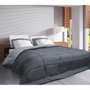 Toison D'Or Couette CALGARY Gris et Argent 140 x 200 cm