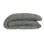 Toison d'Or - Couette Calgary - Microfibre polyester 400g/m² - Couette chaude gris et argent - 140 x 200 cm - Lavable en machine