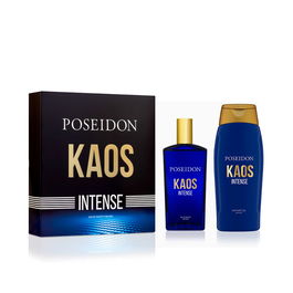 Poseidon KAOS INTENSE Coffret Cadeau Eau de Toilette et Gel Douche pour Homme 2 Pièces