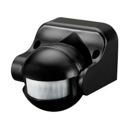 Edm Détecteur de mouvement orientable 180° IP44 noir