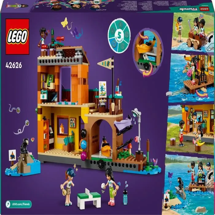 LEGO 42626 Friends Sports aquatiques à la base d'aventure - Jouet de construction