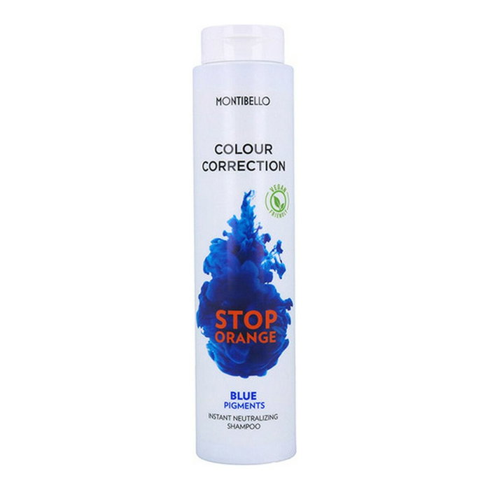 Montibel·Lo - Correcteur de couleur Stop Orange avec pigments bleus, neutralise les tons orangés indésirables, soin capillaire végétalien, 300 ml Montibel·Lo - Correcteur de couleur Stop Orange avec pigments bleus, neutralise les tons orangés indésirables, soin capillaire végétalien, 300 ml