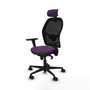 Piqueras y Crespo Chaise de Bureau avec Appui-tête Jorquera 3D036N2 Violet