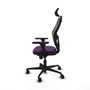 Piqueras y Crespo Chaise de Bureau avec Appui-tête Jorquera 3D036N2 Violet