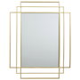 Home Deco Factory Miroir Art Déco Doré