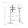 Tooq Optimus Support Mural Sol Avec Roues pour TV 60-105 Pouces VESA 200x200 à 1000x600 mm Charge Maximale 120 kg