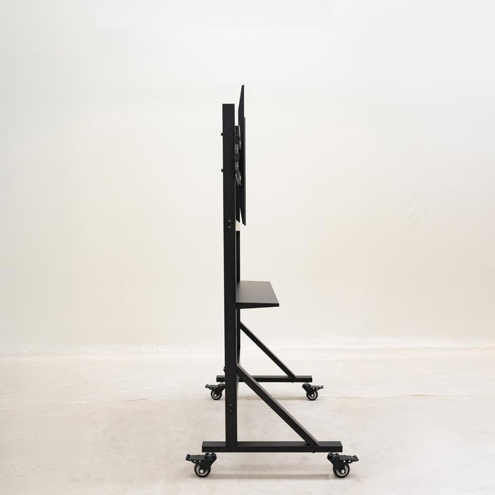 Tooq Optimus Support Mural Sol Avec Roues pour TV 60-105 Pouces VESA 200x200 à 1000x600 mm Charge Maximale 120 kg