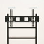 Tooq Optimus Support Mural Sol Avec Roues pour TV 60-105 Pouces VESA 200x200 à 1000x600 mm Charge Maximale 120 kg