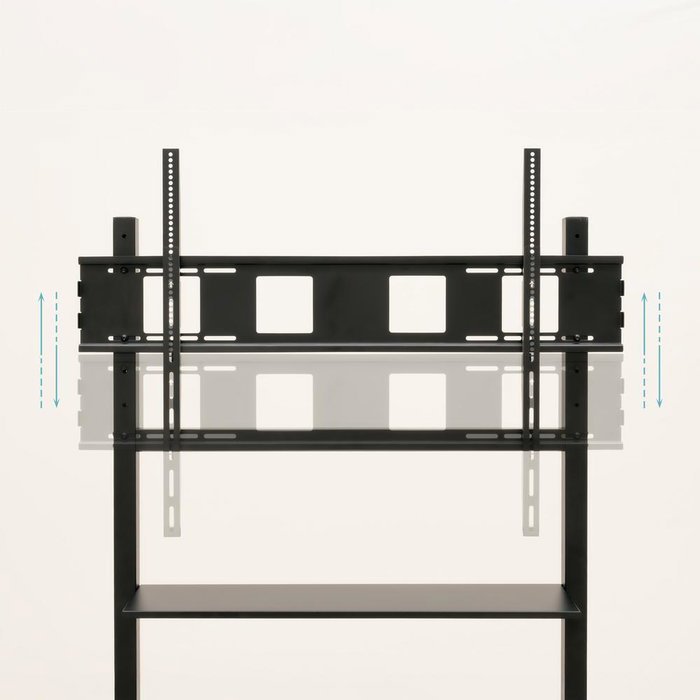 Tooq Optimus Support Mural Sol Avec Roues pour TV 60-105 Pouces VESA 200x200 à 1000x600 mm Charge Maximale 120 kg